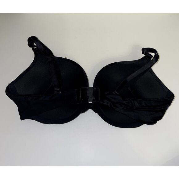 Victoria's Secret Bra 38C Black Bling Miraculous Bombshell Plunge Padded 2 Cup - Picture 4 of 9
